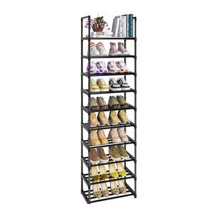 10 Tier Shoe Rack Quality Holds 20-25 Pair Shoes Easy Assemble Great Storage